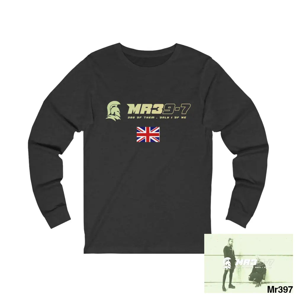MR39-7 Telford Retail park The Columbians Jersey Long Sleeve Tee M / Dark Grey Heather Long-sleeve
