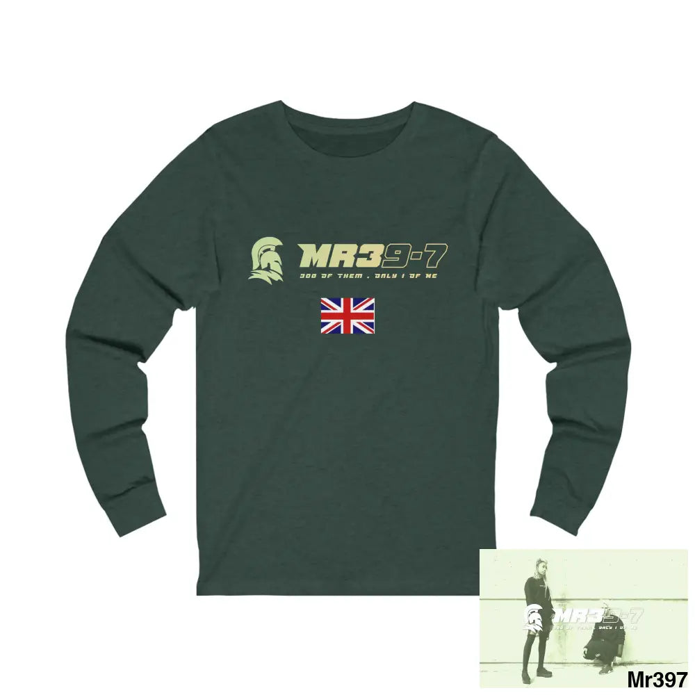 MR39-7 Telford Retail park The Columbians Jersey Long Sleeve Tee S / Heather Forest Long-sleeve