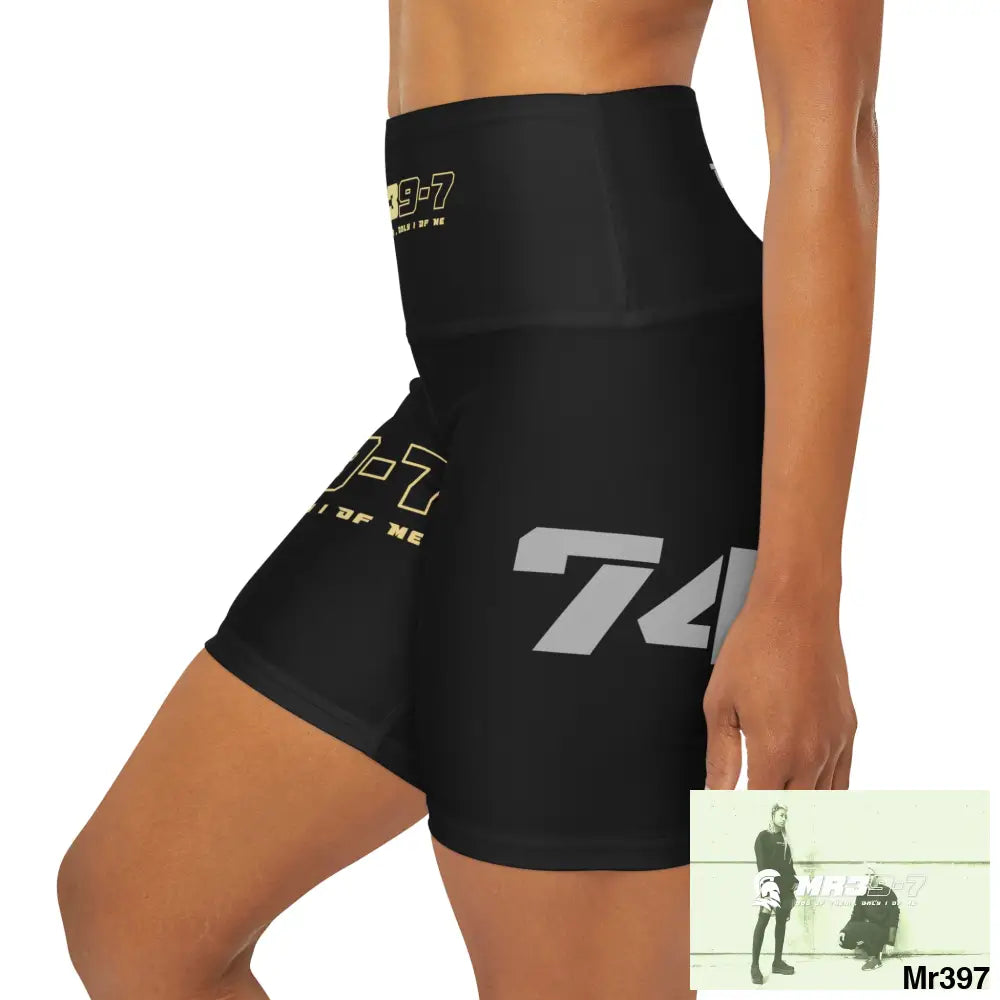 MR39-7 Thailand 01 -2016 Women’s High Waisted Yoga Shorts (AOP) All Over Prints