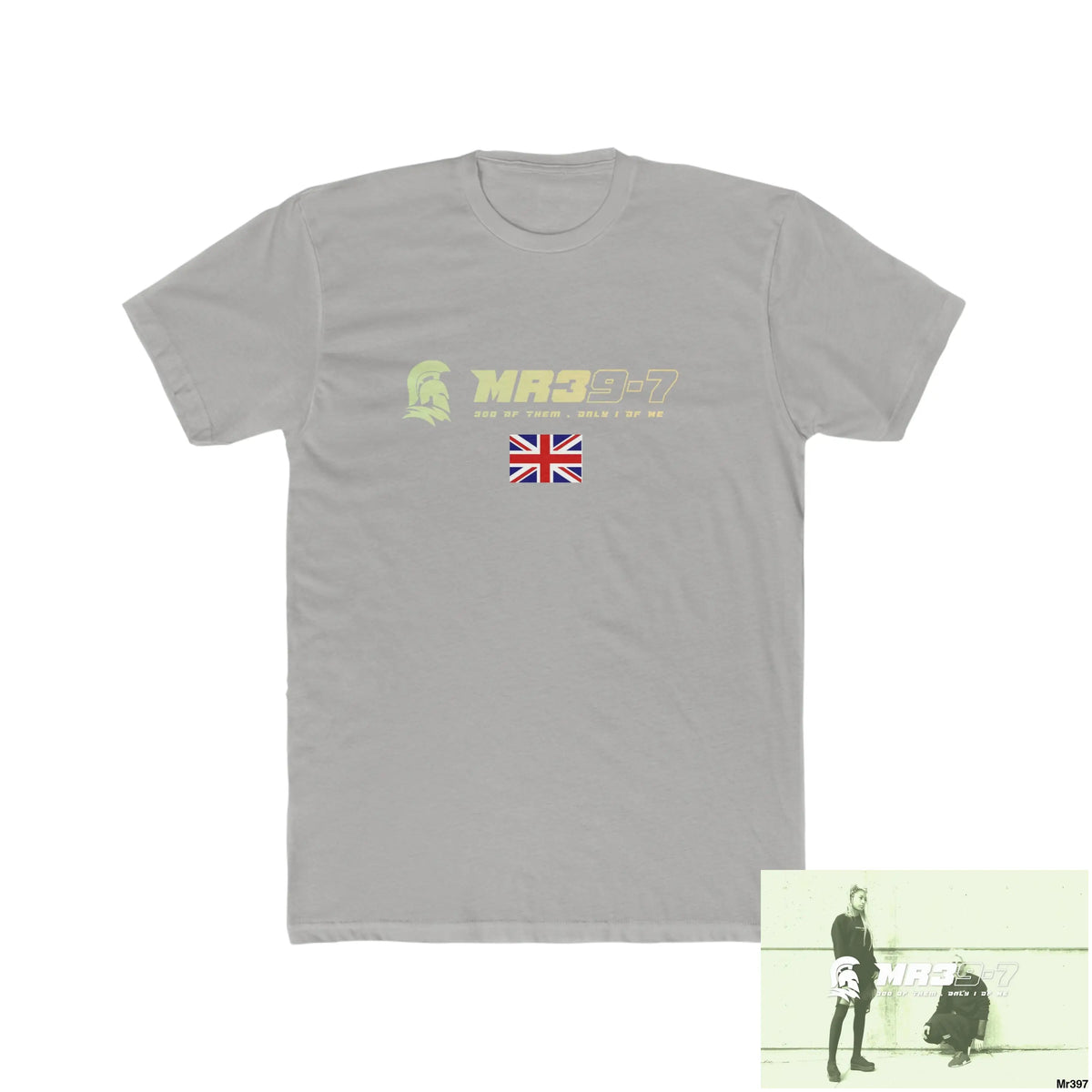 MR39-7 Thailand -SAS - Snowdon -Link Men’s Cotton Crew Tee Solid Light Grey / S T-Shirt
