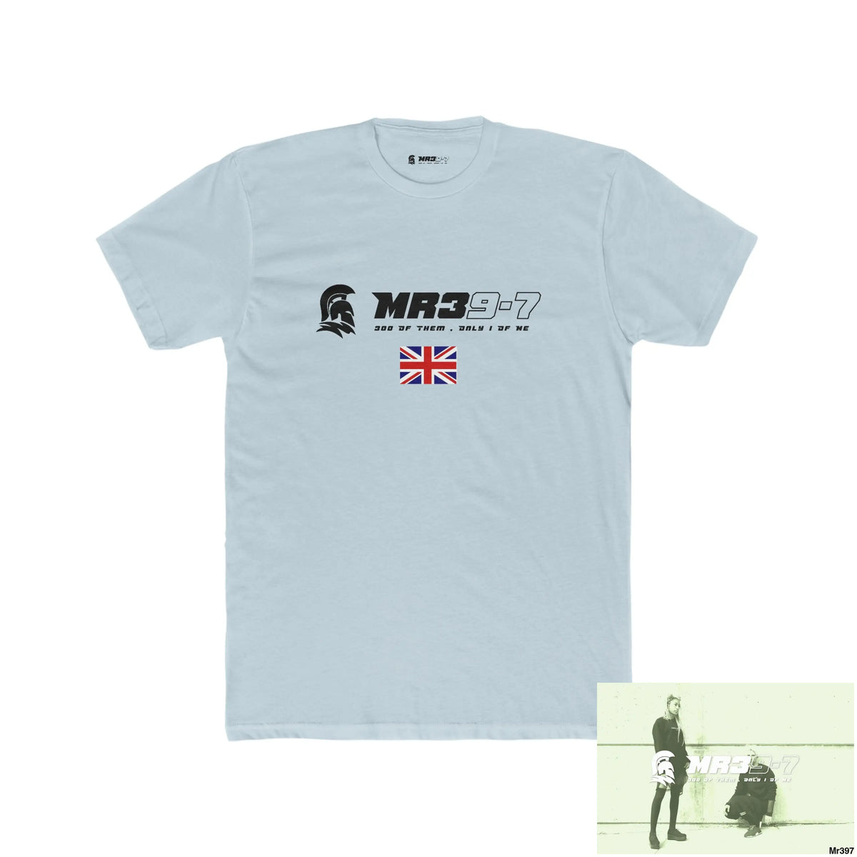 MR39-7 & The Columbian Elements Shrewsbury 2016 - My Work 2022-23 - Men’s Cotton Crew Tee Solid Light Blue / S T-Shirt