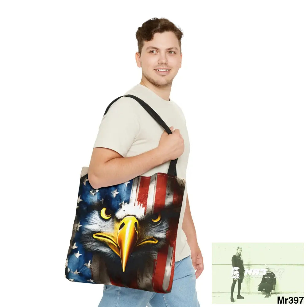 MR39-7 USA Eagle Tote Bag (AOP) Bags