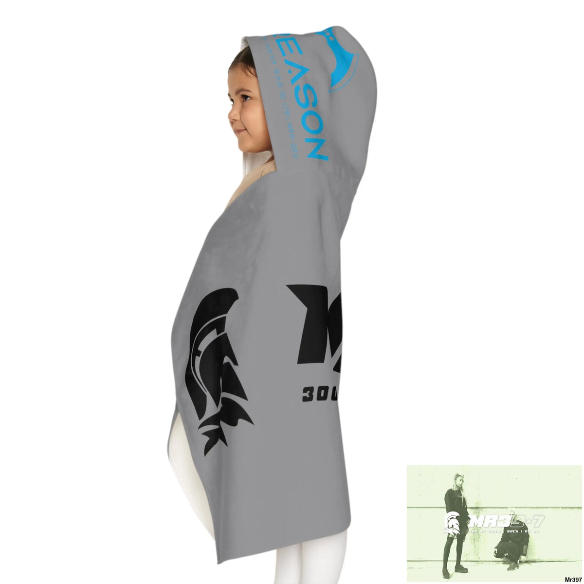 Mr39-7 Youth Hooded Towel 24’’ × 48’’ All Over Prints
