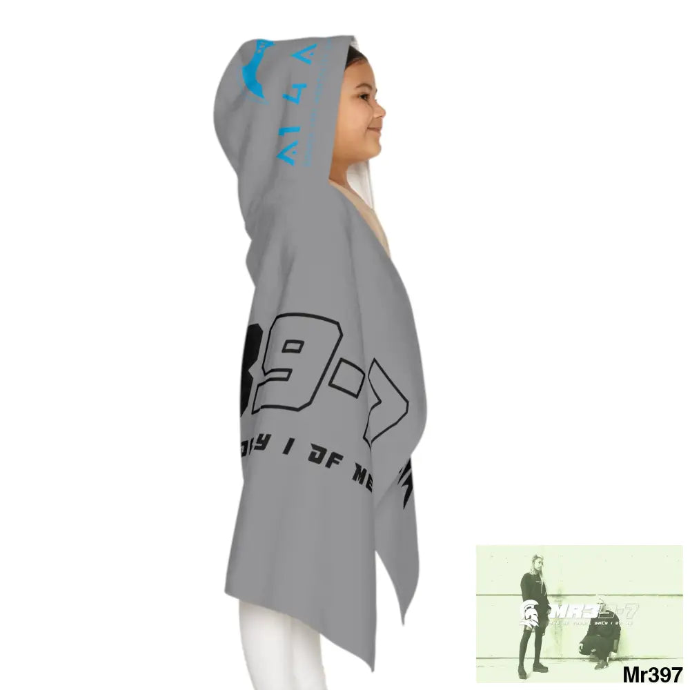 Mr39-7 Youth Hooded Towel 24’’ × 48’’ All Over Prints