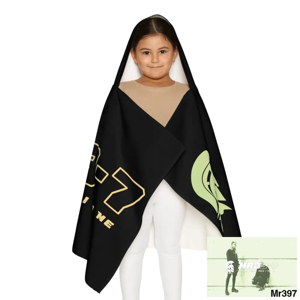 Mr39-7 Youth Hooded Towel 24’’ × 48’’ All Over Prints