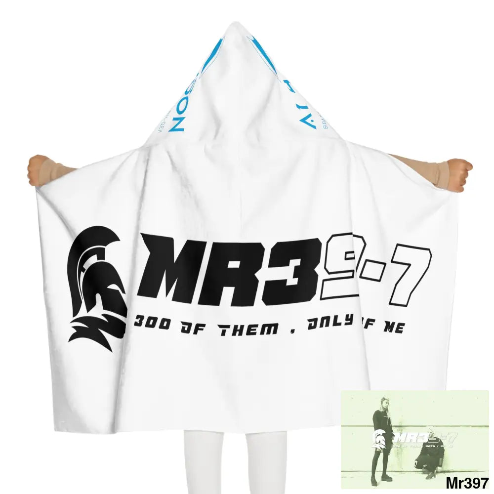 Mr39-7 Youth Hooded Towel 24’’ × 48’’ All Over Prints