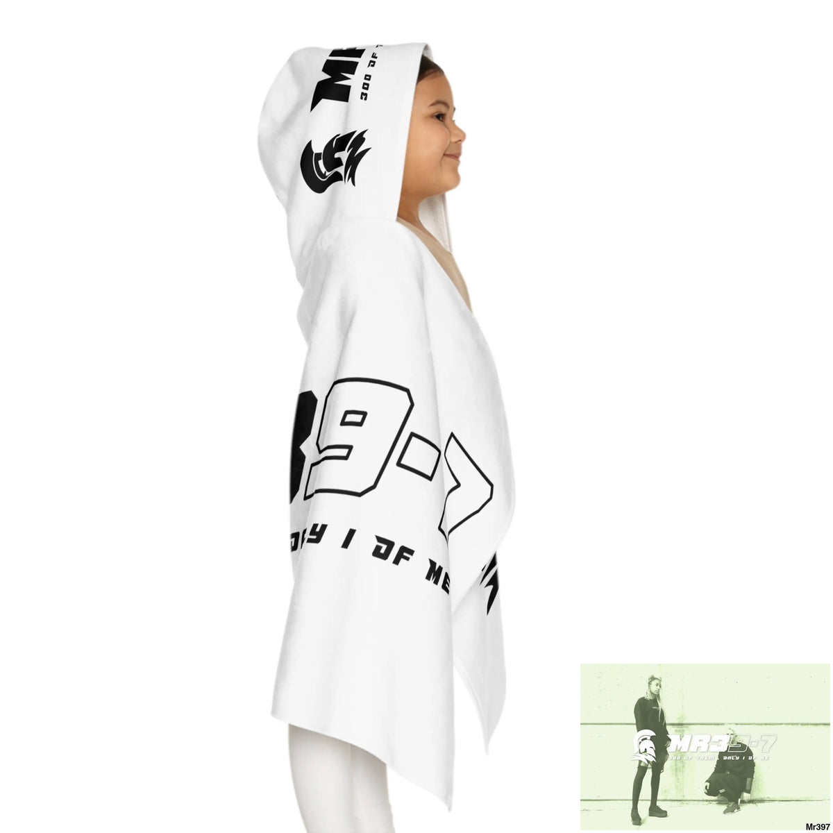 Mr39-7 Youth Hooded Towel 24’’ × 48’’ All Over Prints