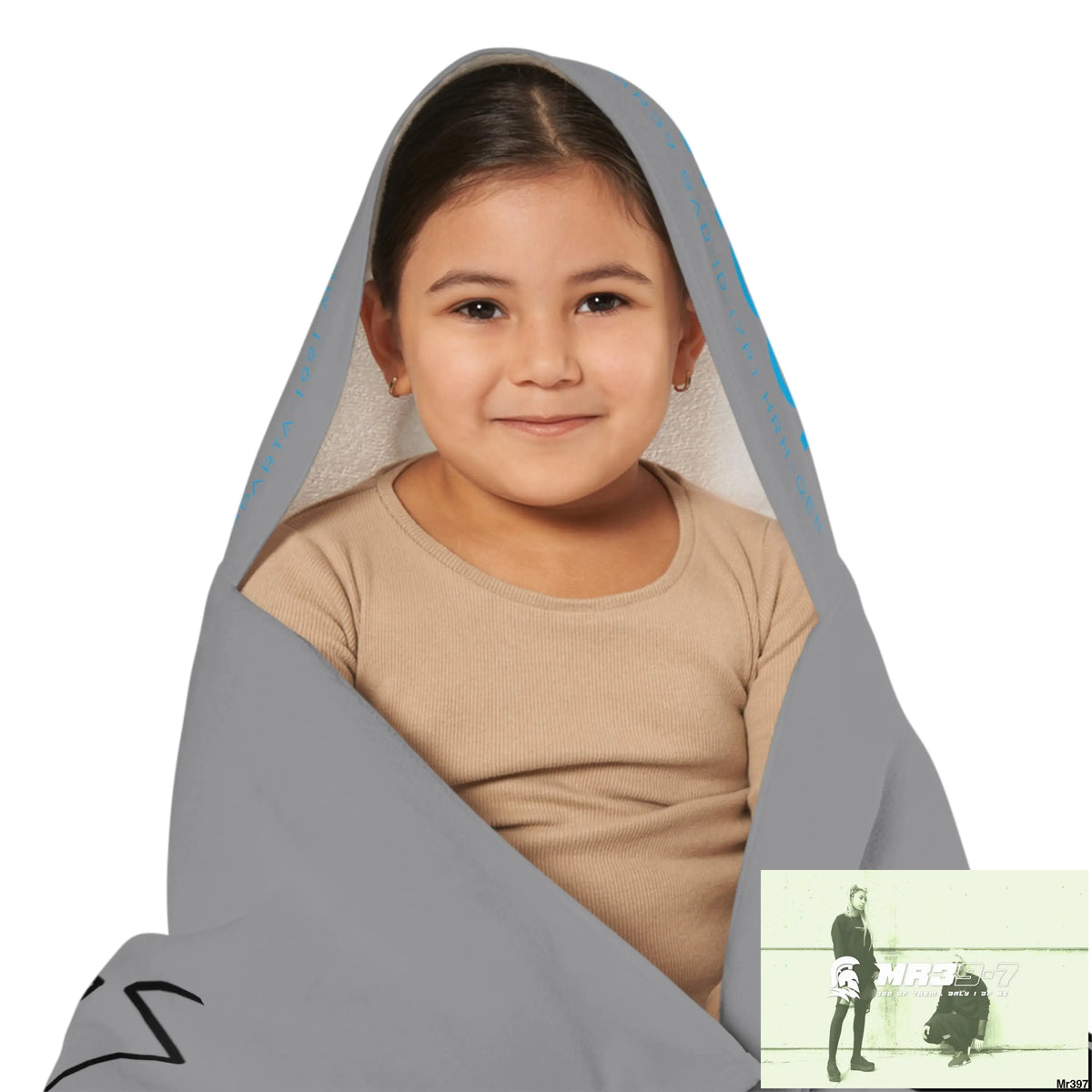 Mr39-7 Youth Hooded Towel 24’’ × 48’’ All Over Prints