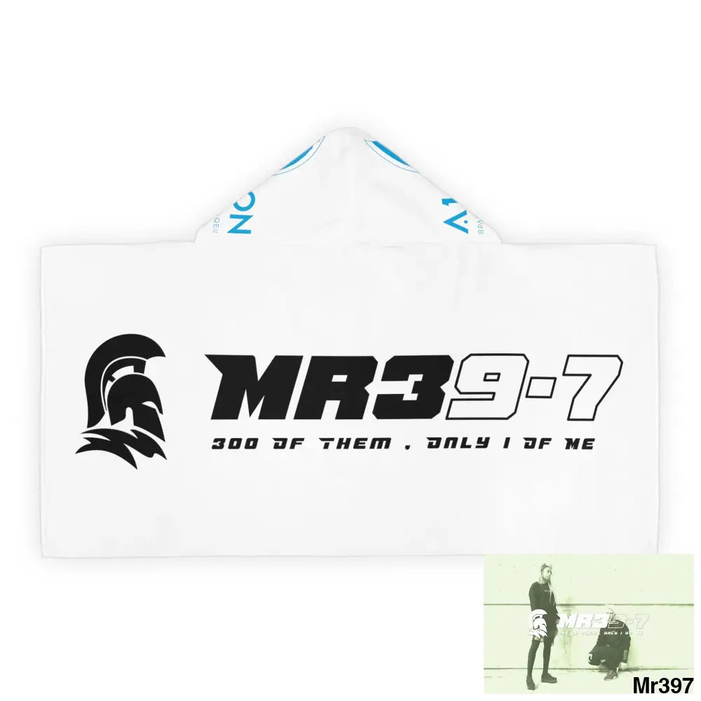 Mr39-7 Youth Hooded Towel 24’’ × 48’’ All Over Prints