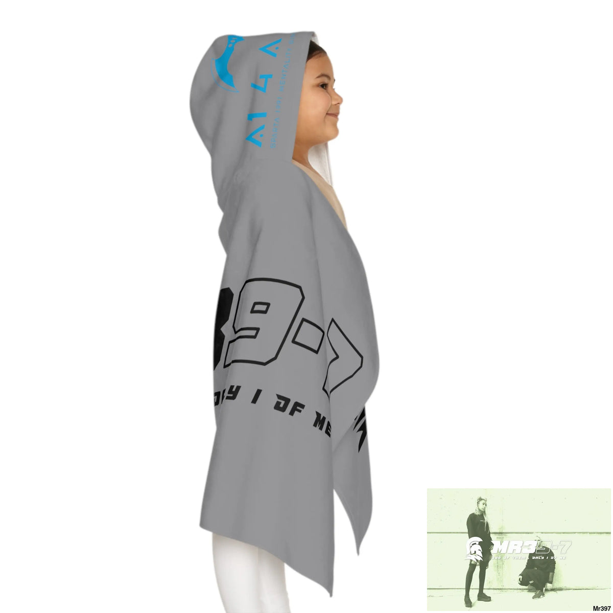 Mr39-7 Youth Hooded Towel 24’’ × 48’’ All Over Prints