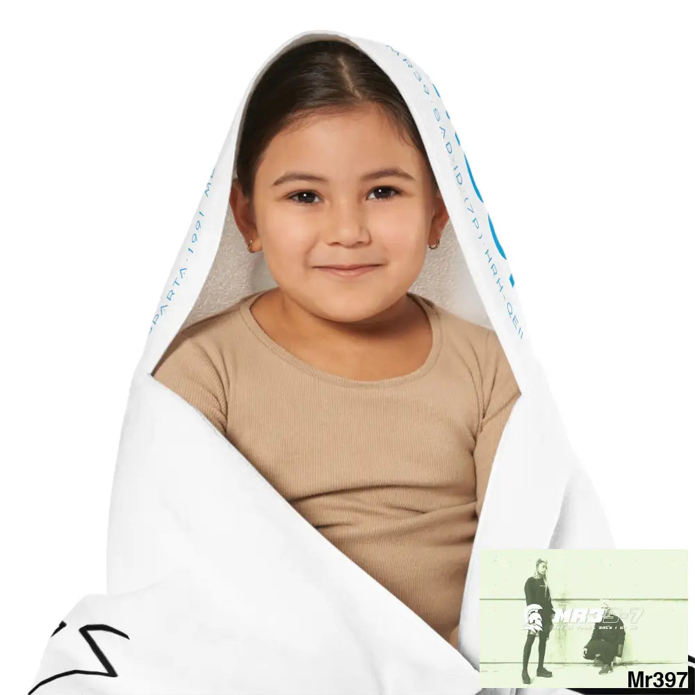 Mr39-7 Youth Hooded Towel 24’’ × 48’’ All Over Prints