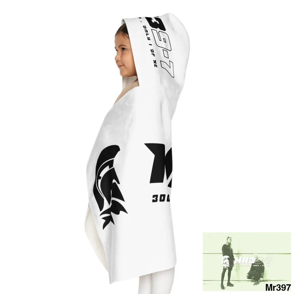 Mr39-7 Youth Hooded Towel 24’’ × 48’’ All Over Prints