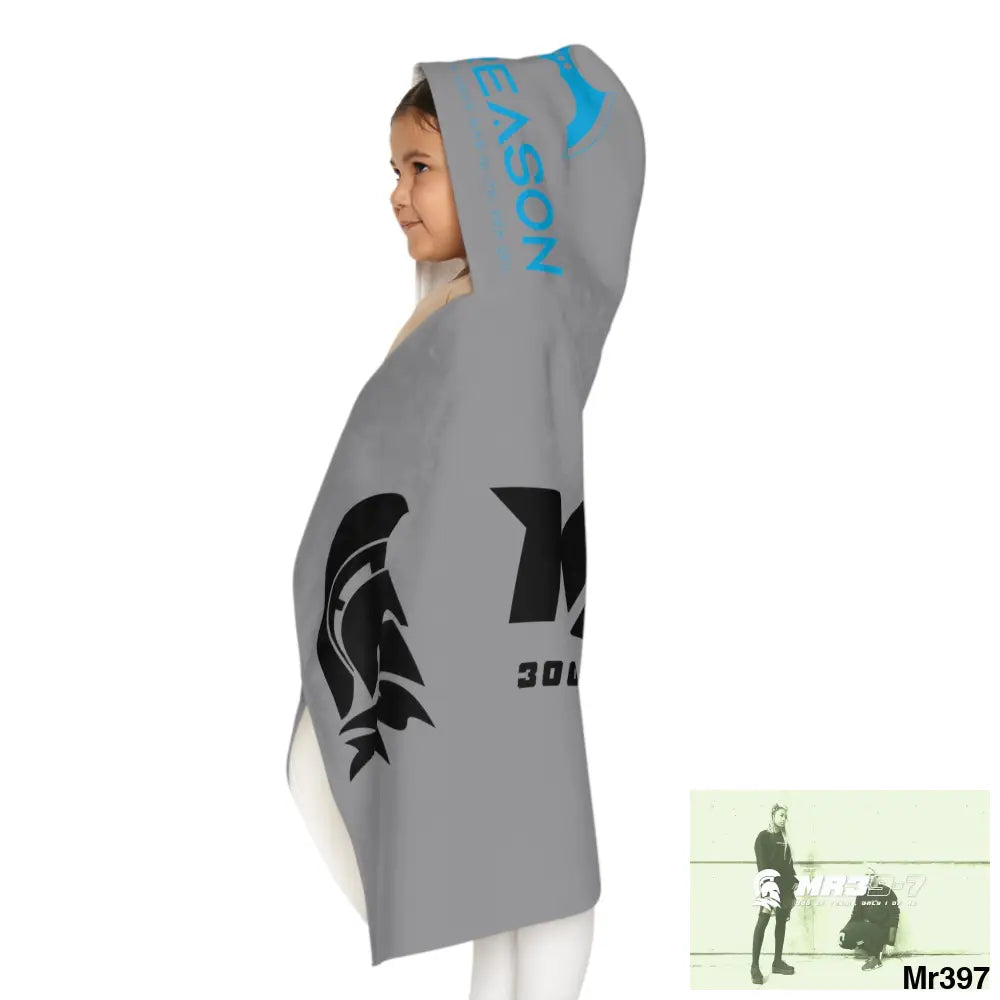Mr39-7 Youth Hooded Towel 24’’ × 48’’ All Over Prints