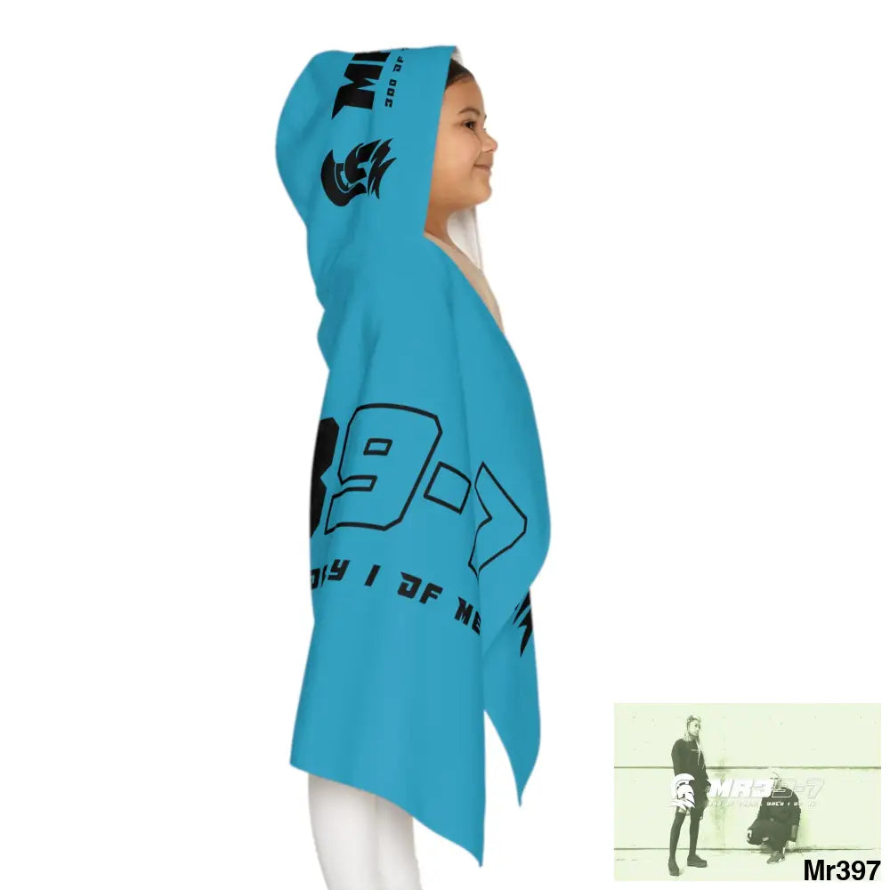 Mr39-7 Youth Hooded Towel 24’’ × 48’’ All Over Prints