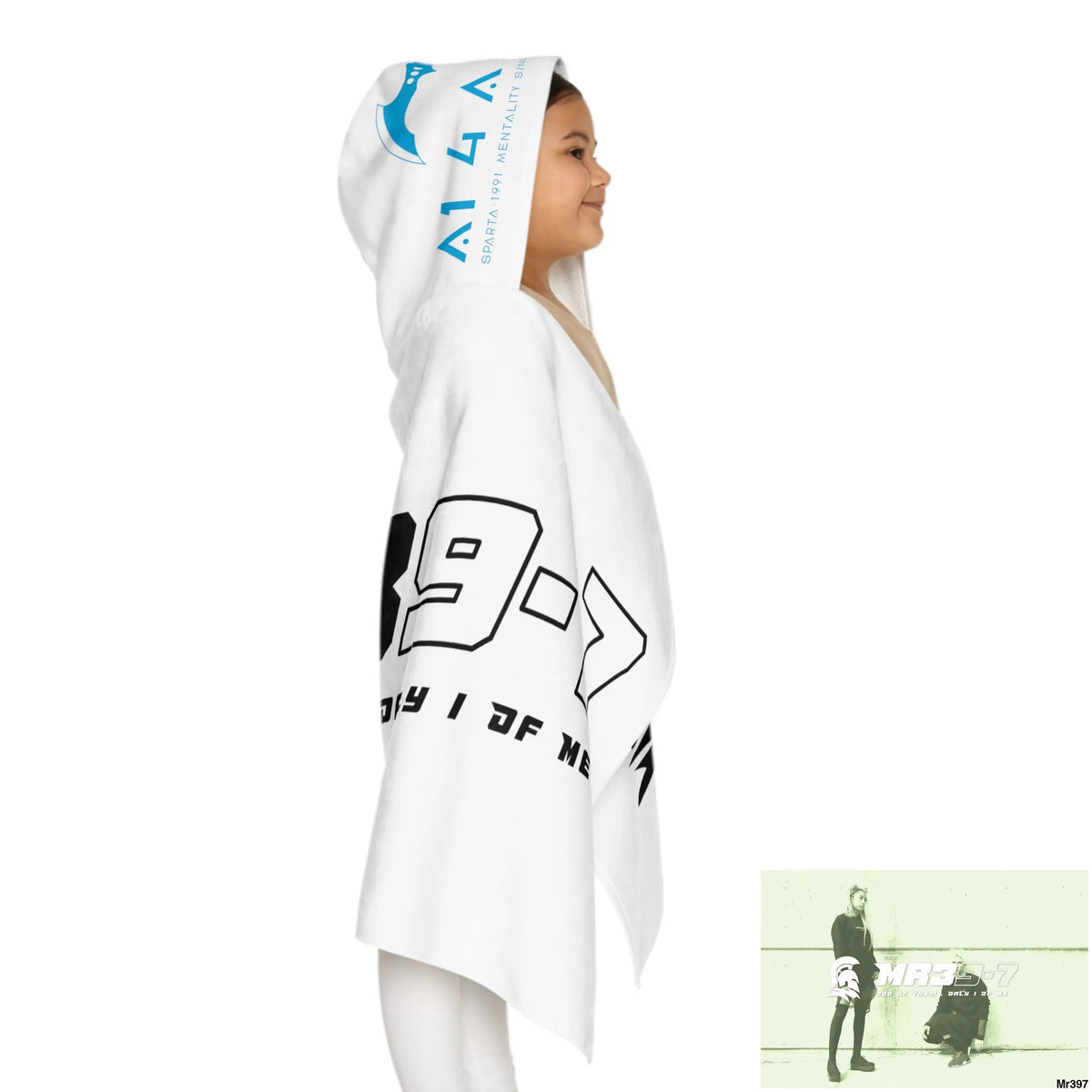 Mr39-7 Youth Hooded Towel 24’’ × 48’’ All Over Prints