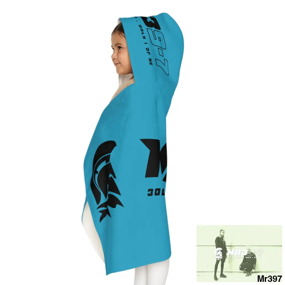Mr39-7 Youth Hooded Towel 24’’ × 48’’ All Over Prints