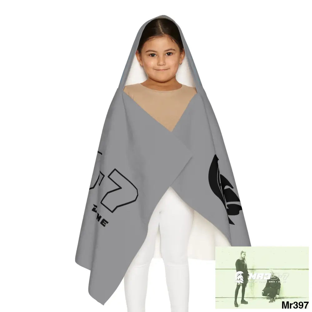 Mr39-7 Youth Hooded Towel 24’’ × 48’’ All Over Prints