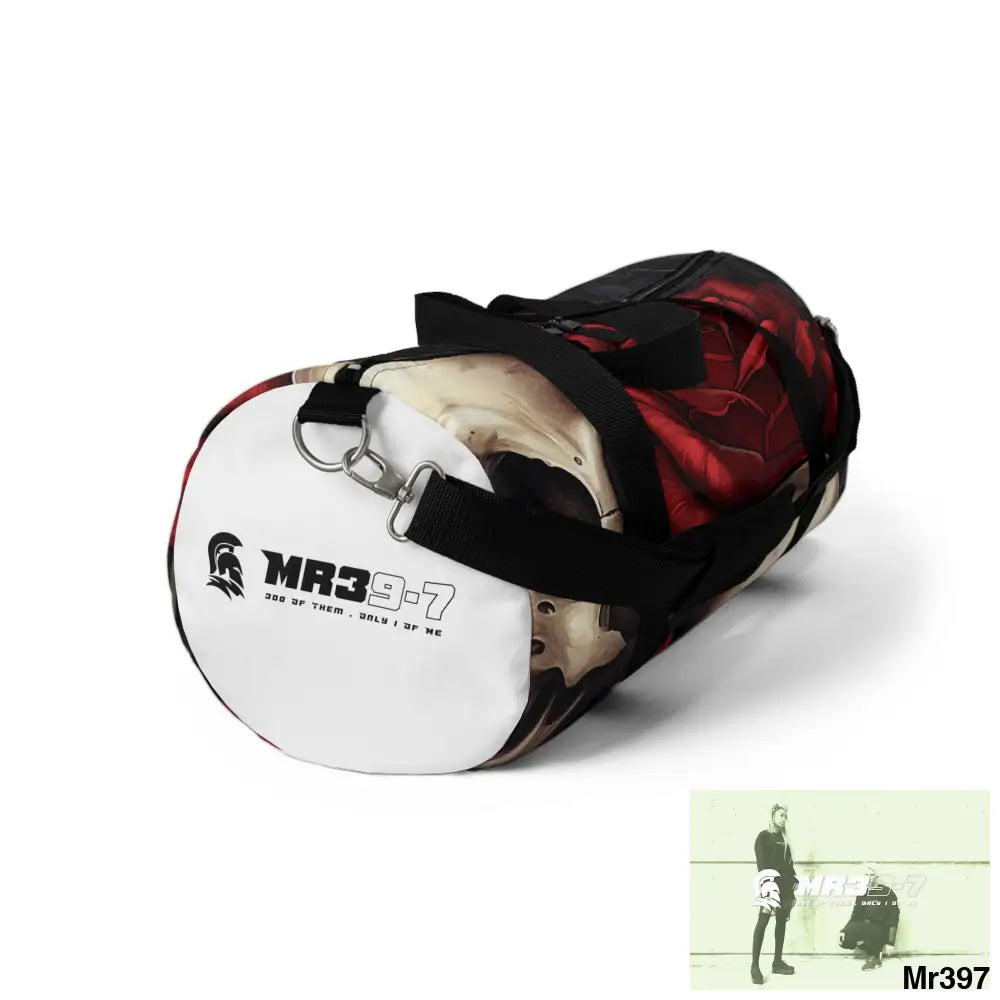 MR39-7Gothic Skulls & Roses Duffel Bag Bags