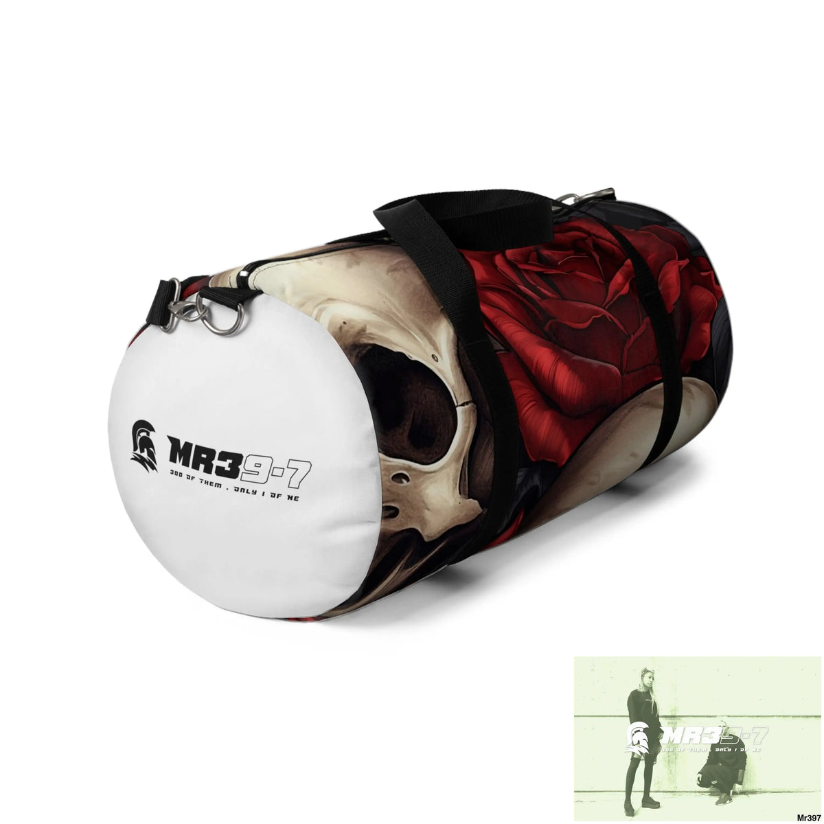 MR39-7Gothic Skulls & Roses Duffel Bag Bags