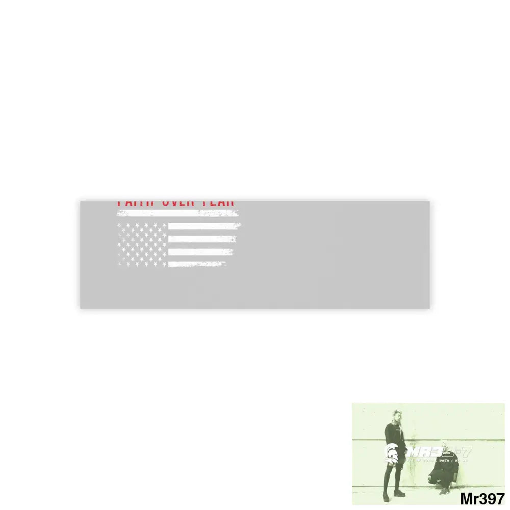 Mr39-7s USA Faith over Fear Post-it® Note Pads 10’’ x 3’’ / White Paper products