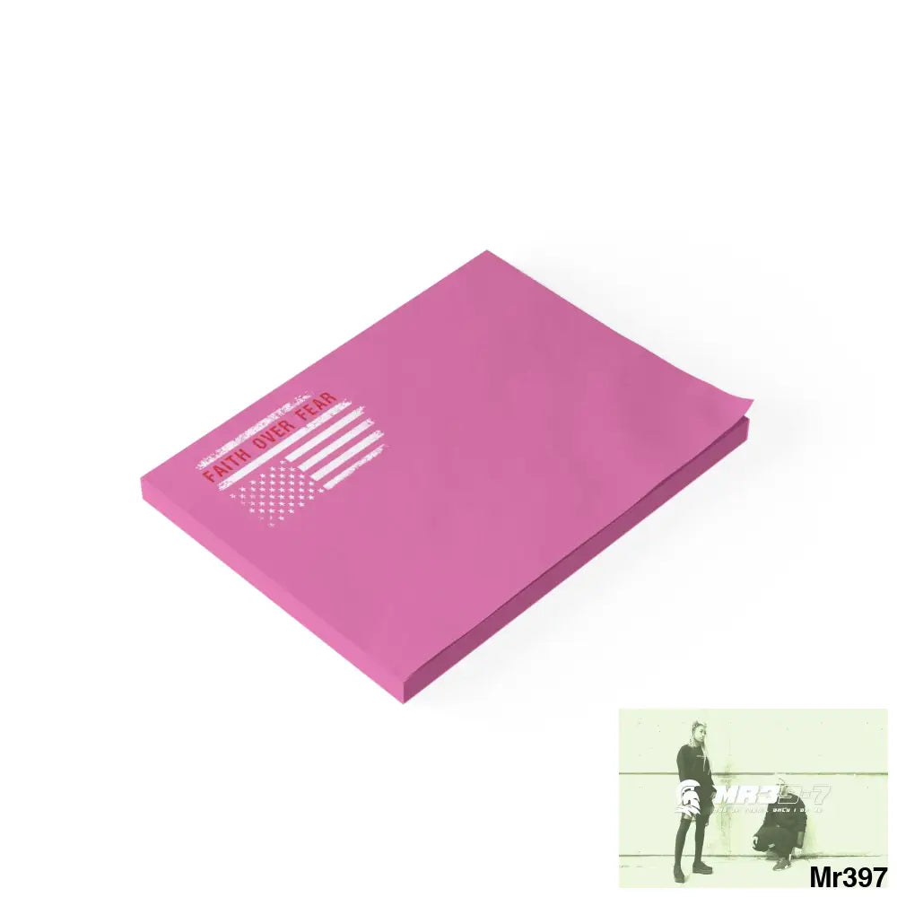 Mr39-7s USA Faith over Fear Post-it® Note Pads Paper products