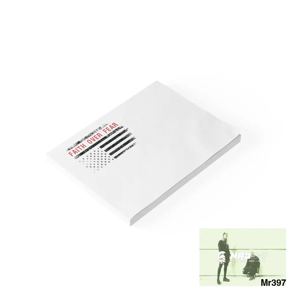 Mr39-7s USA Faith over Fear Post-it® Note Pads Paper products