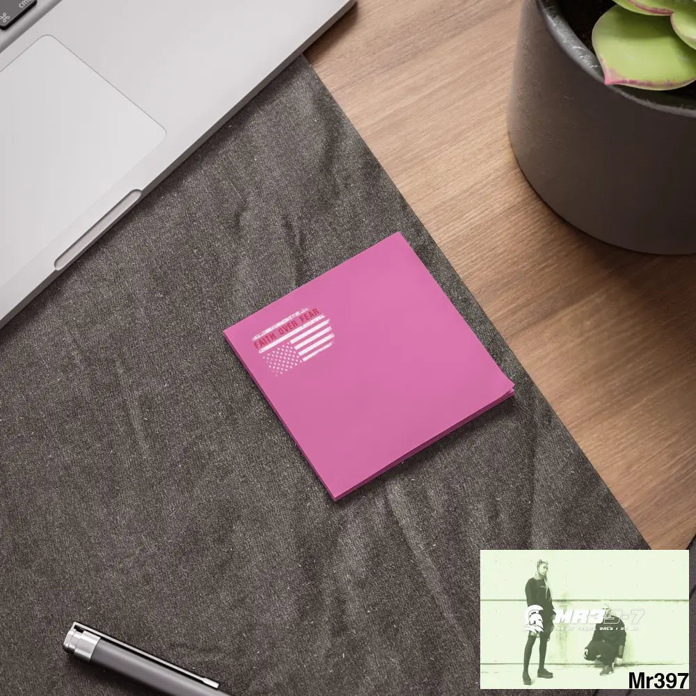 Mr39-7s USA Faith over Fear Post-it® Note Pads Paper products