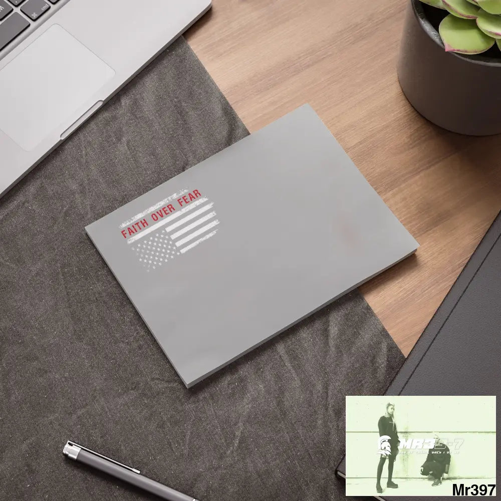 Mr39-7s USA Faith over Fear Post-it® Note Pads Paper products