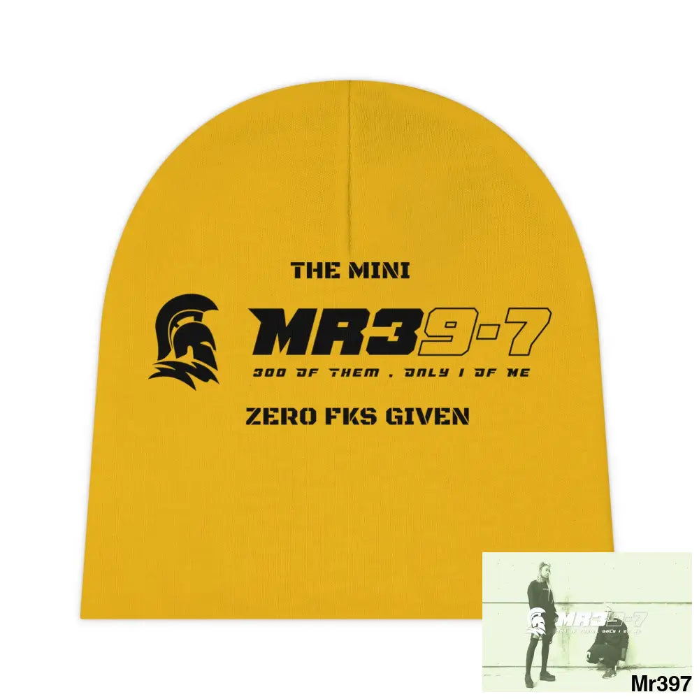 MR39 Baby Beanie (AOP) One size / White All Over Prints