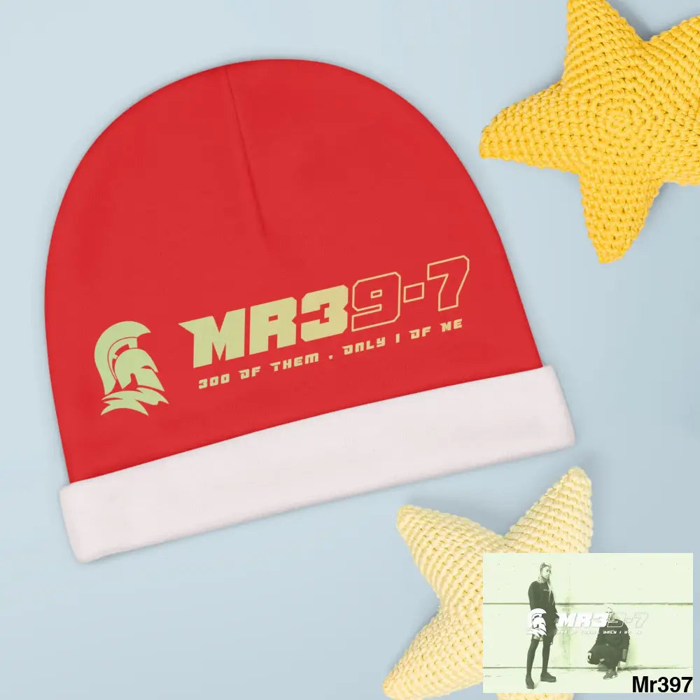 MR39 Baby Beanie (AOP) One size / White All Over Prints