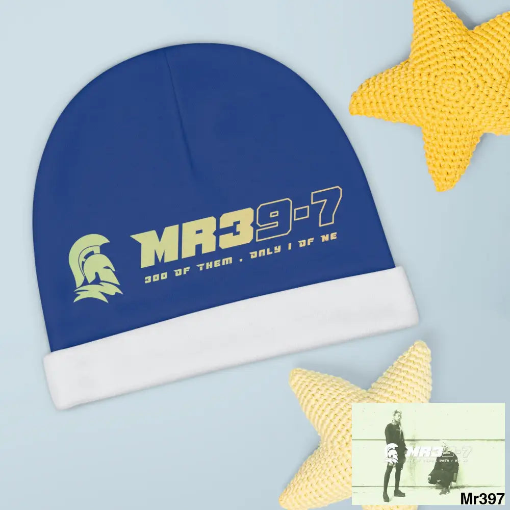 MR39 Baby Beanie (AOP) One size / White All Over Prints