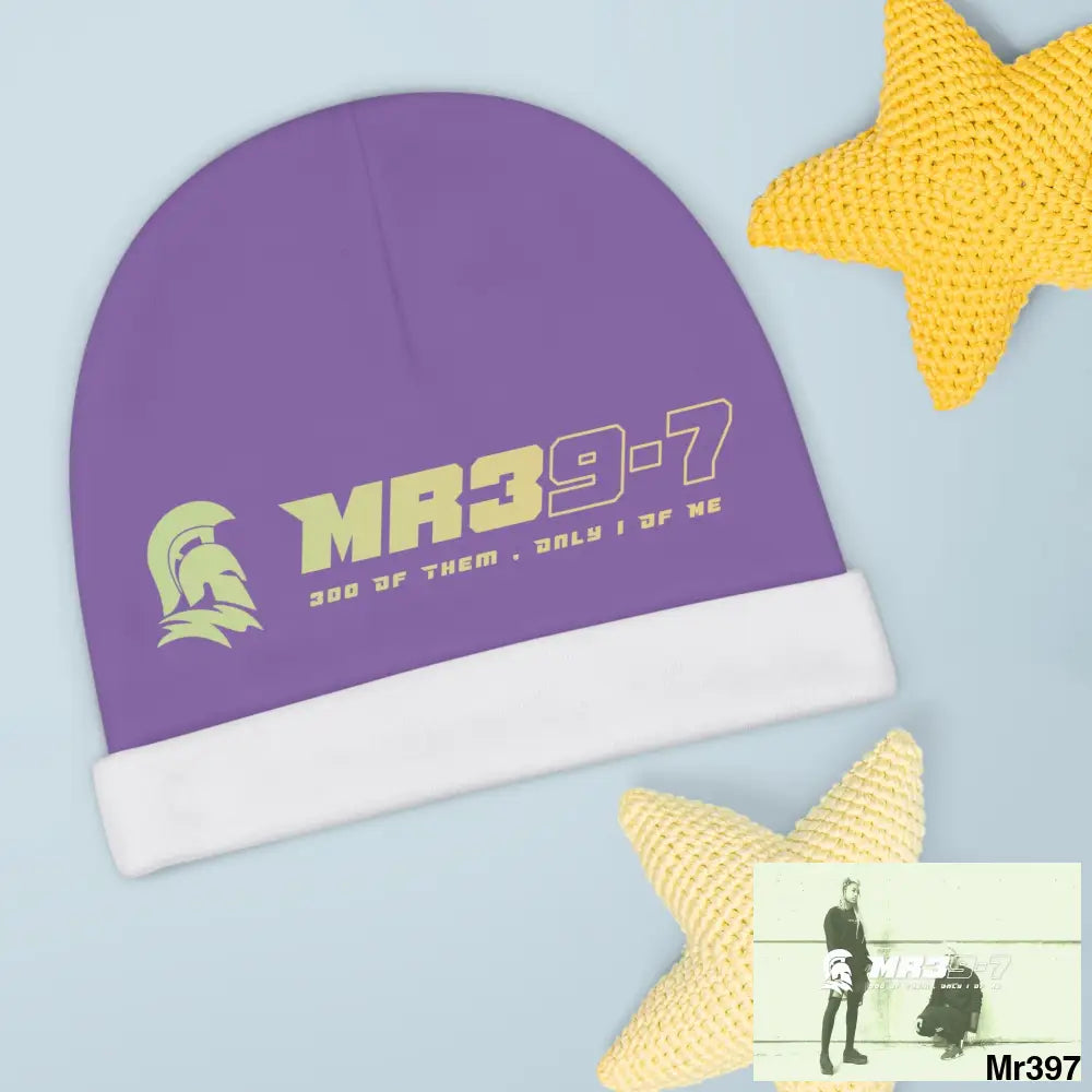 MR39 Baby Beanie (AOP) One size / White All Over Prints