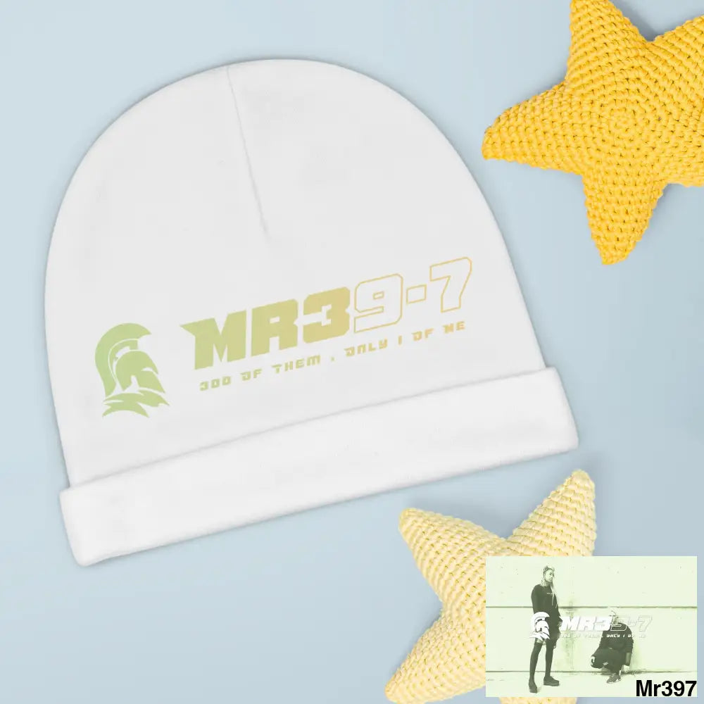 MR39 Baby Beanie (AOP) One size / White All Over Prints