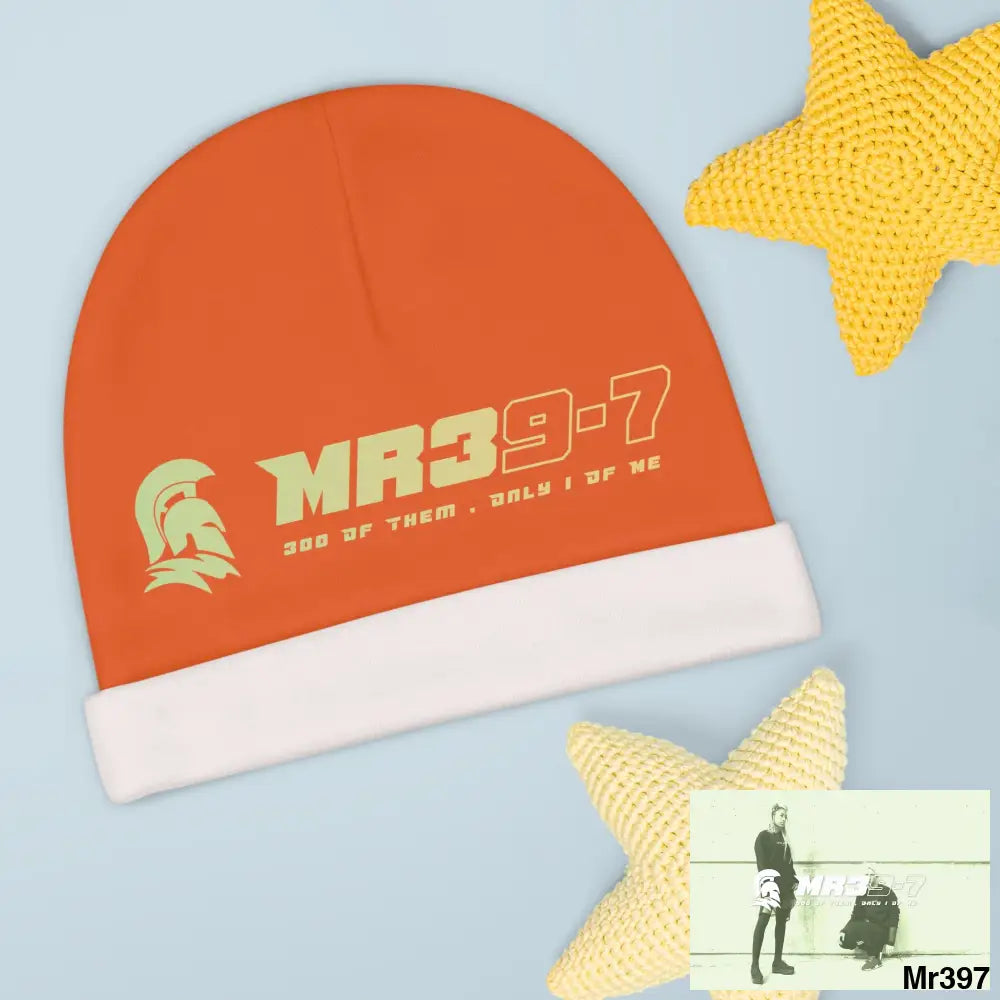 MR39 Baby Beanie (AOP) One size / White All Over Prints