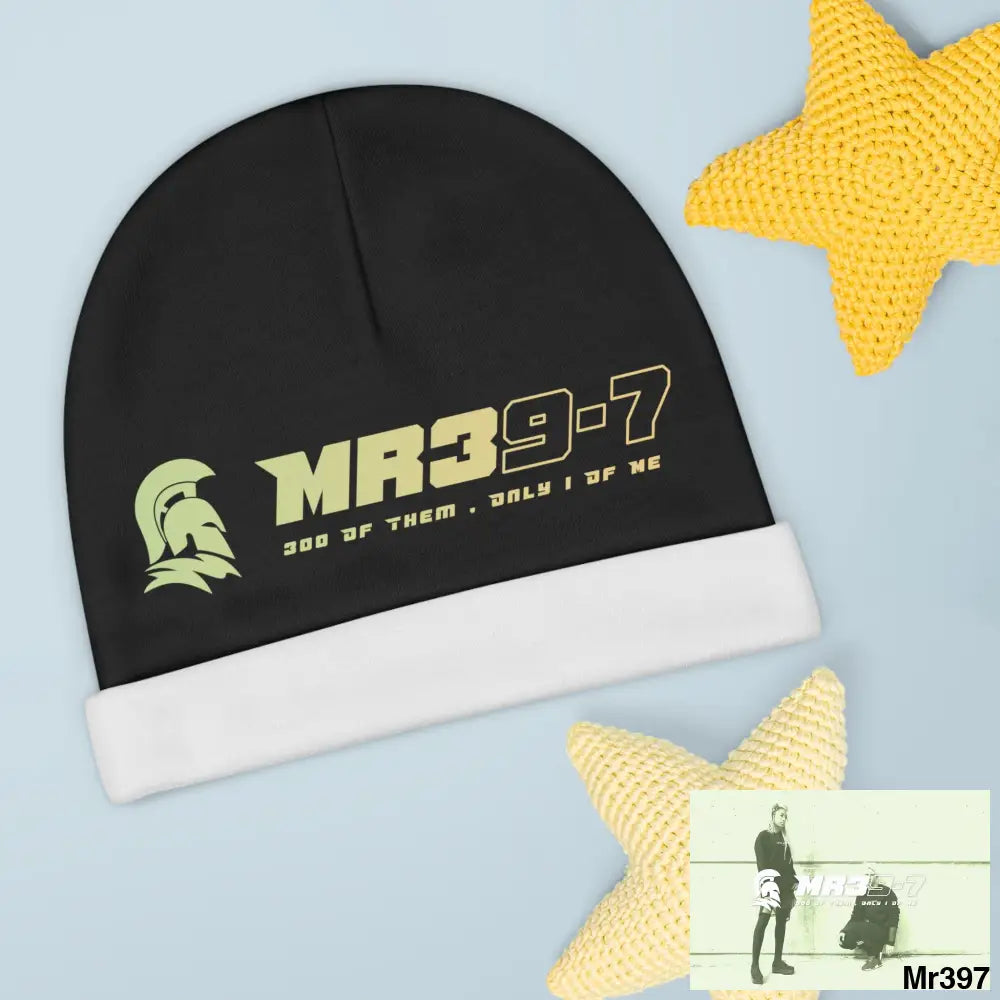 MR39 Baby Beanie (AOP) One size / White All Over Prints