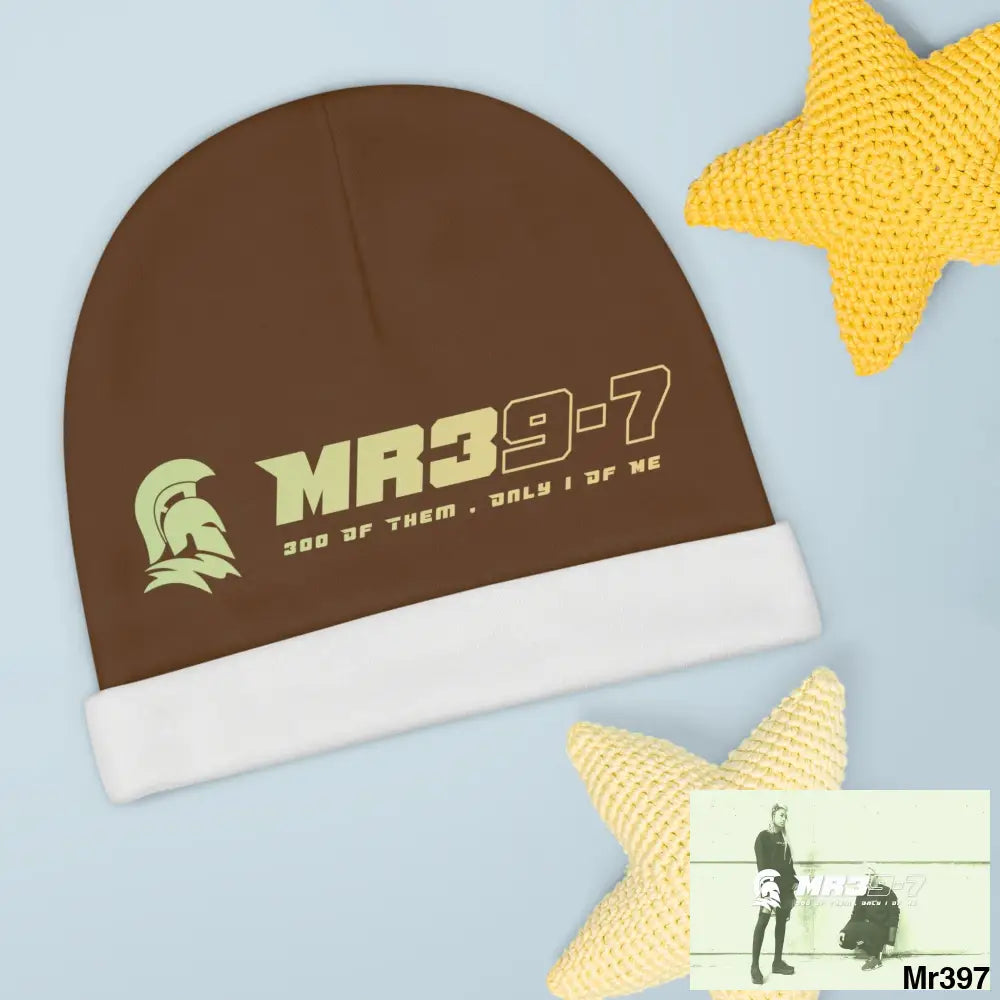 MR39 Baby Beanie (AOP) One size / White All Over Prints