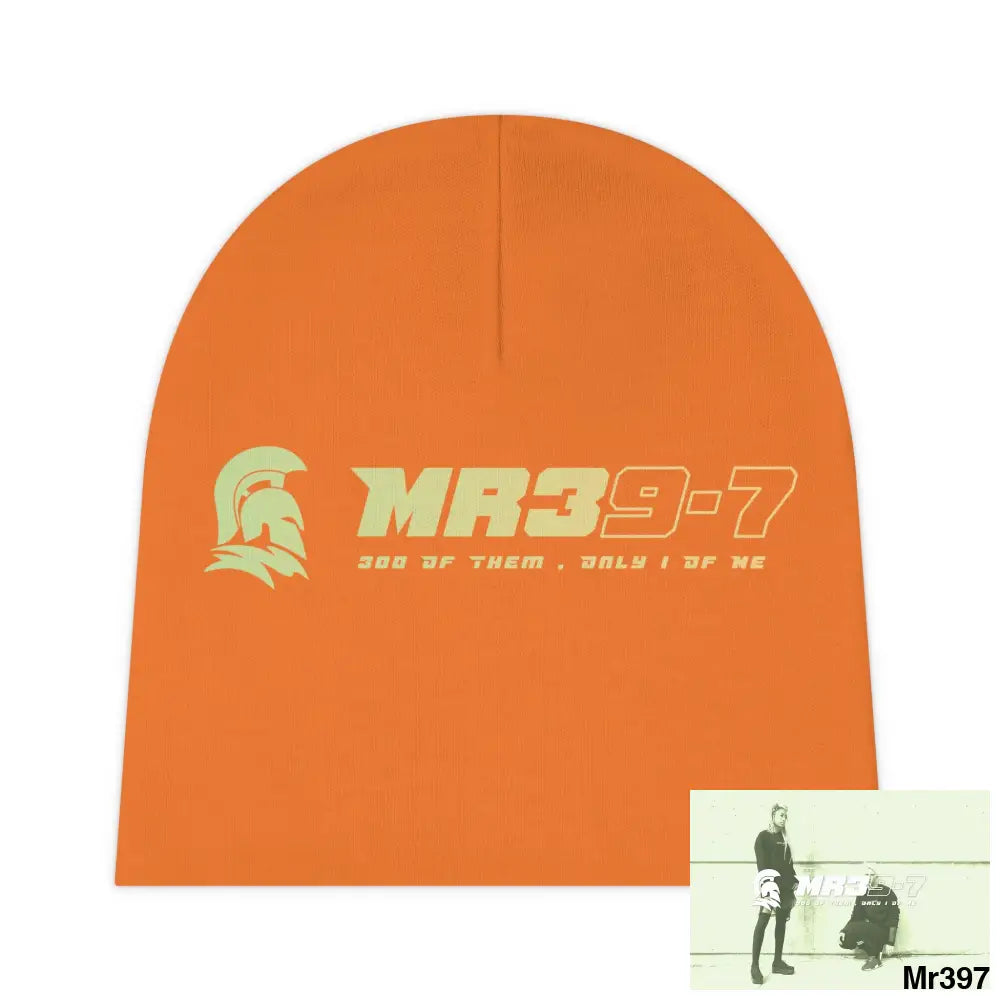 MR39 Baby Beanie (AOP) One size / White All Over Prints