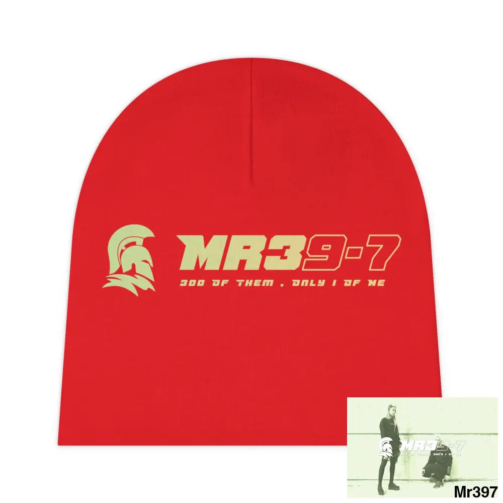 MR39 Baby Beanie (AOP) One size / White All Over Prints