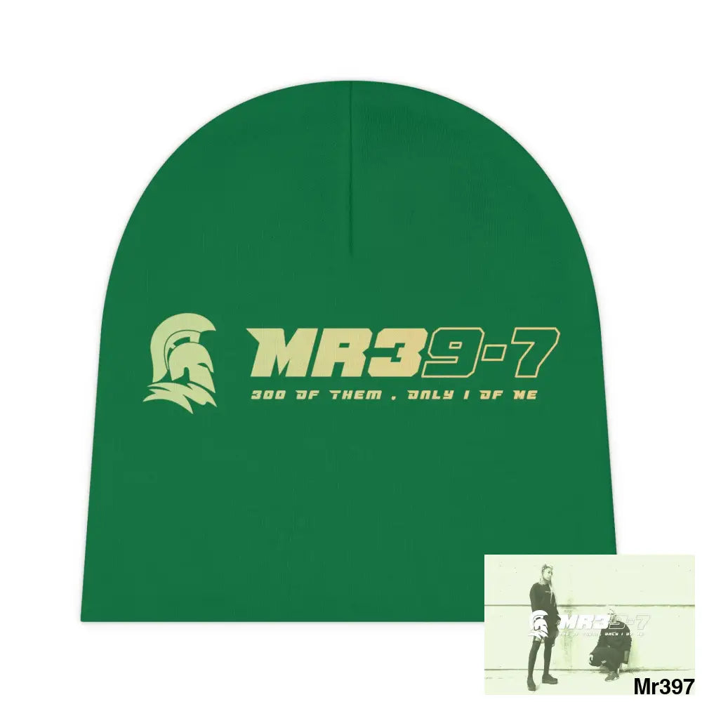 MR39 Baby Beanie (AOP) One size / White All Over Prints