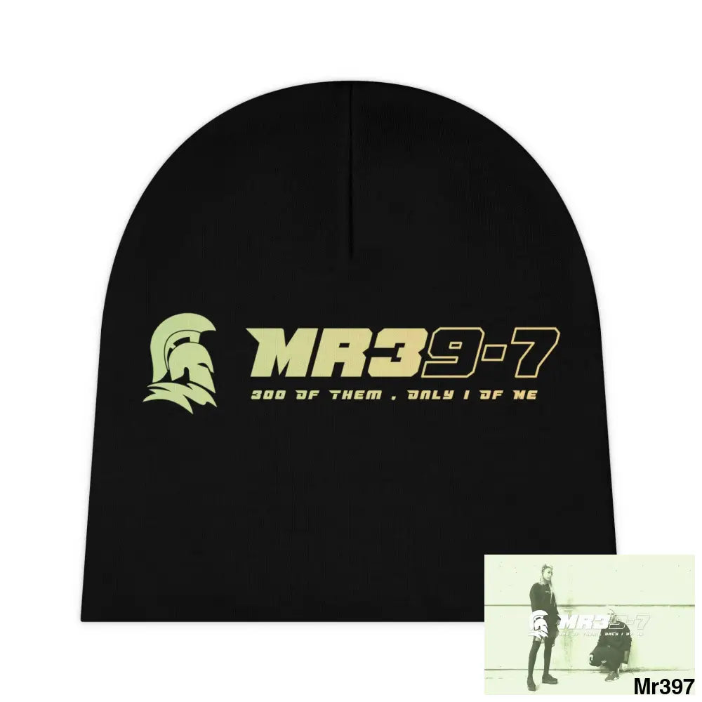 MR39 Baby Beanie (AOP) One size / White All Over Prints