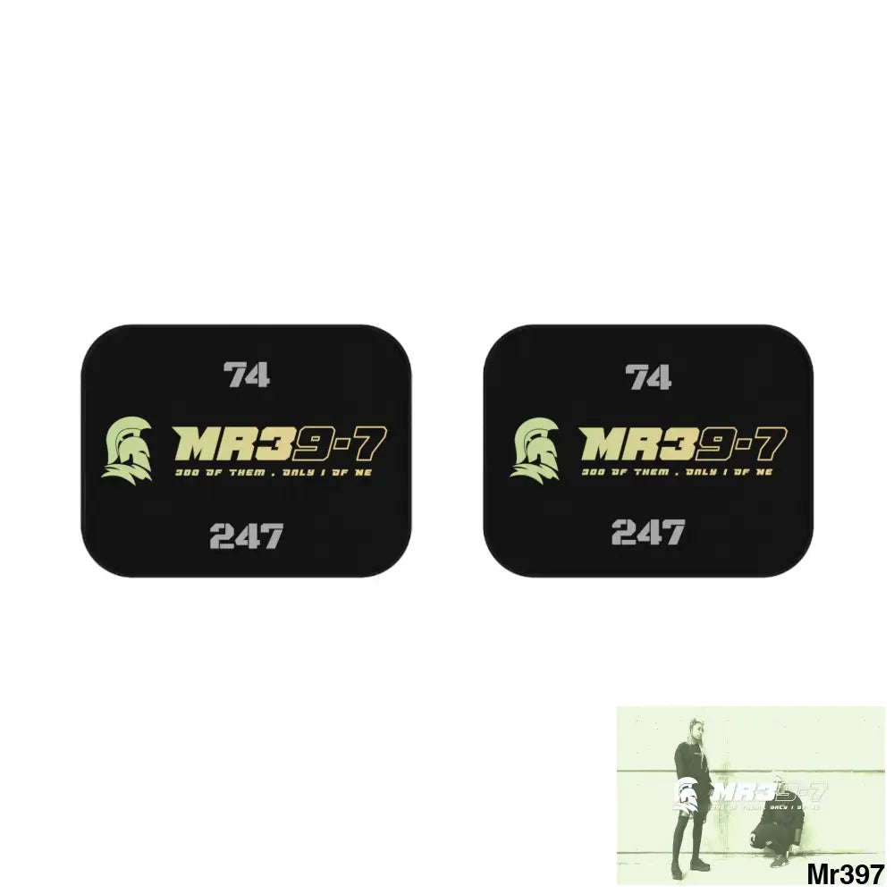 MR39 Car Mats (2x Rear) 2x Rear mats Accessories