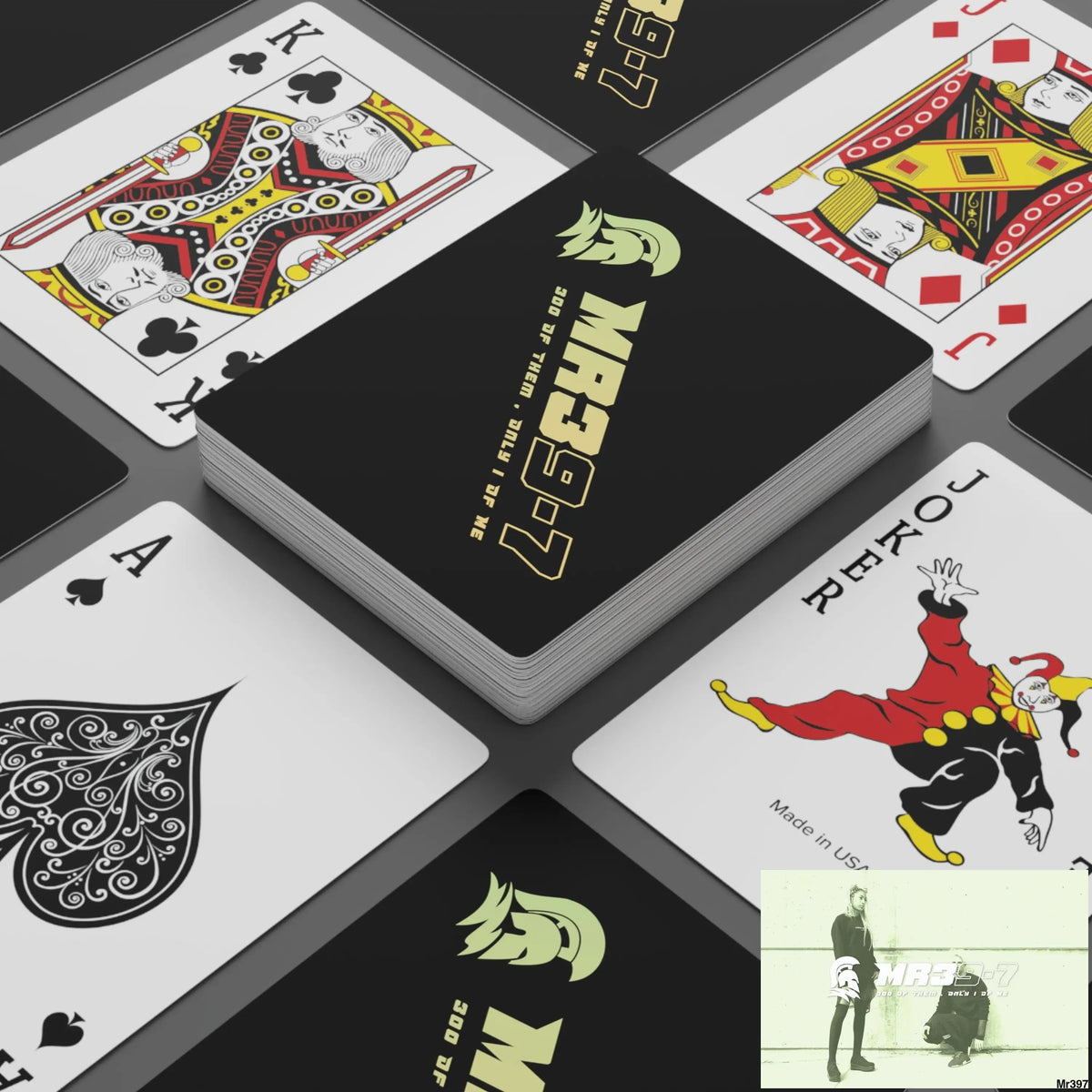 MR39 Custom Poker Cards 2.47’’ x 3.47’’ / White / Semi Glossy Paper products