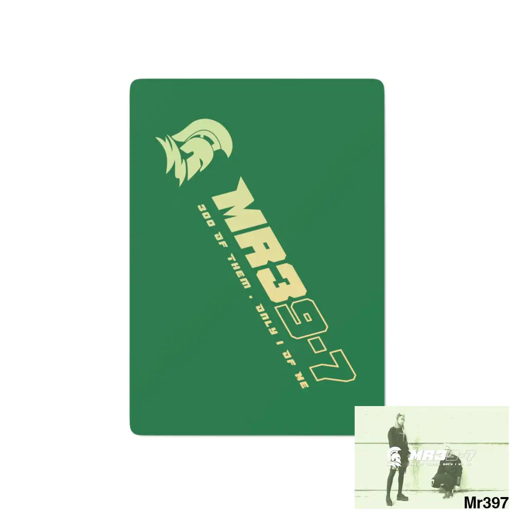 MR39 Custom Poker Cards 2.47’’ x 3.47’’ / White / Semi Glossy Paper products