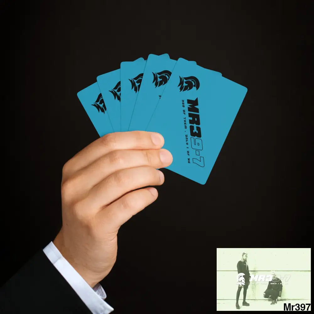 MR39 Custom Poker Cards 2.47’’ x 3.47’’ / White / Semi Glossy Paper products