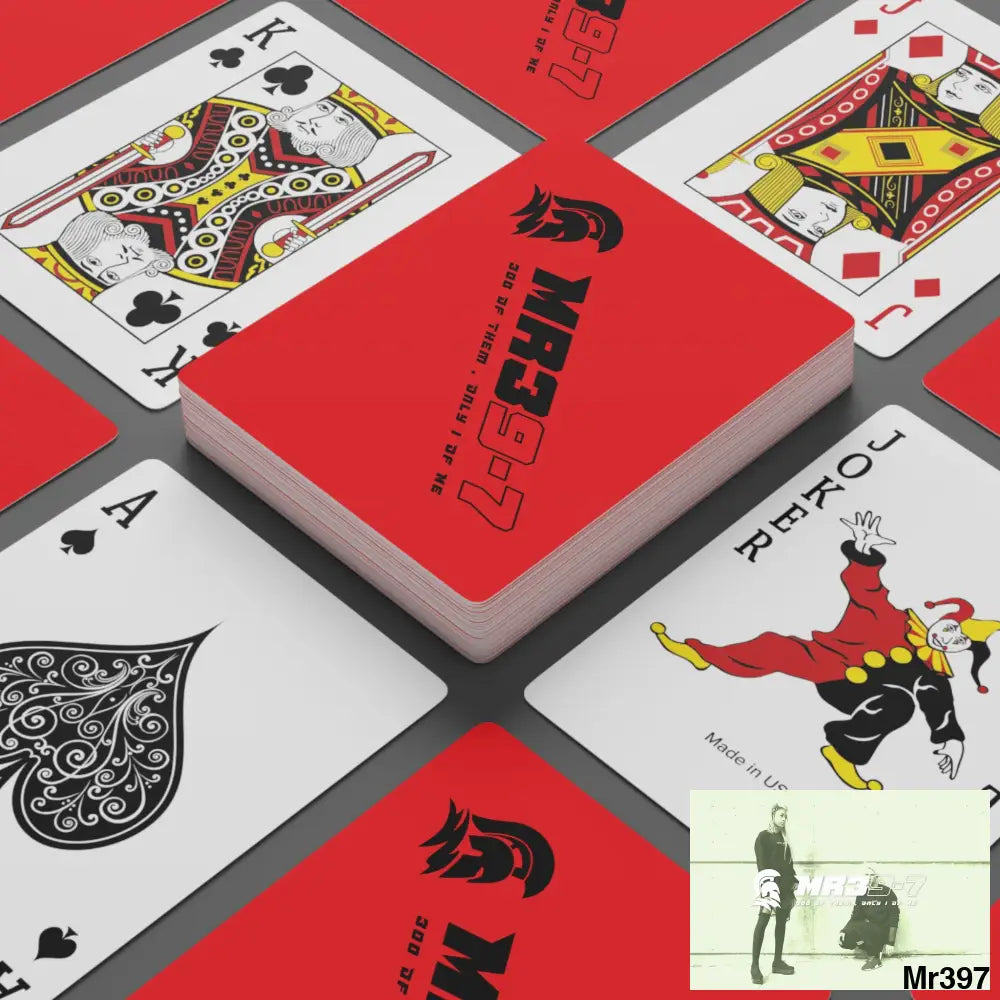 MR39 Custom Poker Cards 2.47’’ x 3.47’’ / White / Semi Glossy Paper products