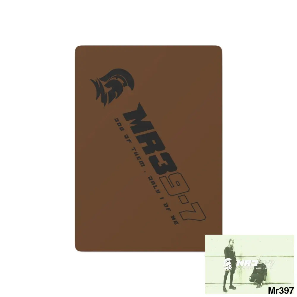 MR39 Custom Poker Cards 2.47’’ x 3.47’’ / White / Semi Glossy Paper products