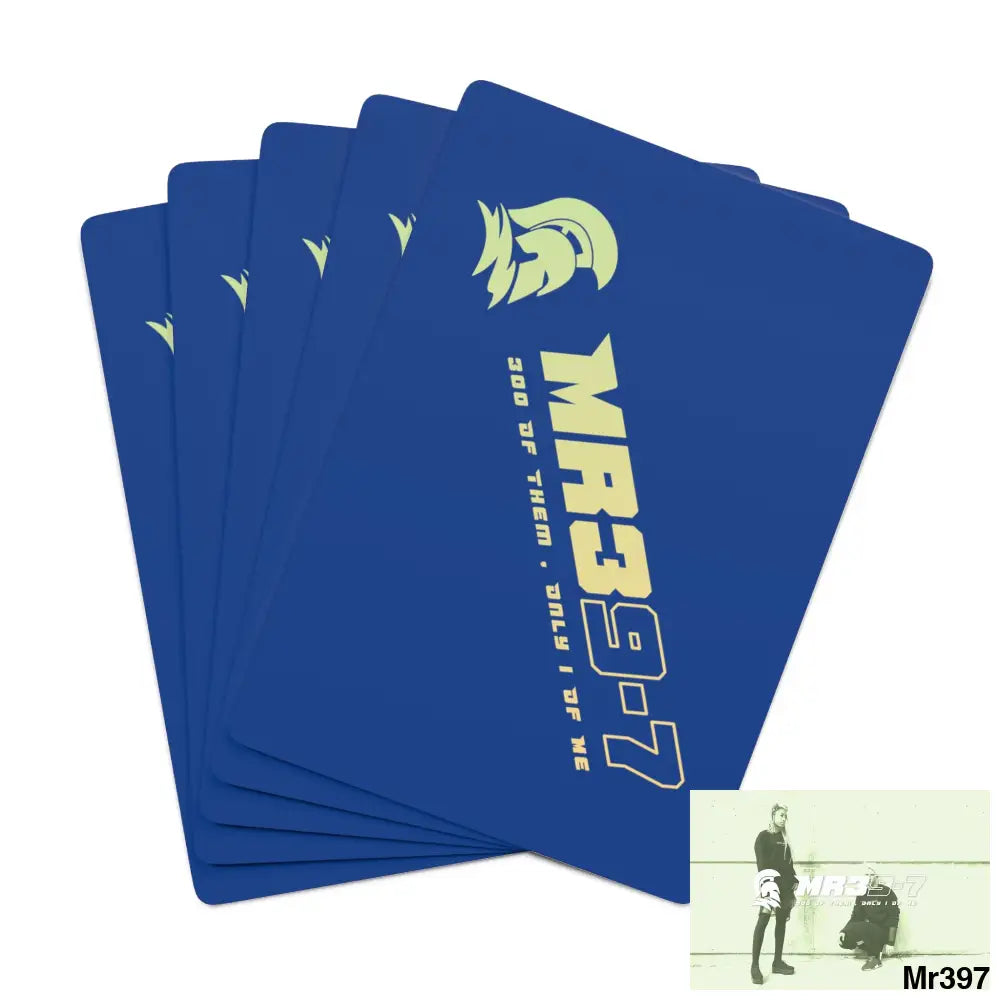 MR39 Custom Poker Cards 2.47’’ x 3.47’’ / White / Semi Glossy Paper products