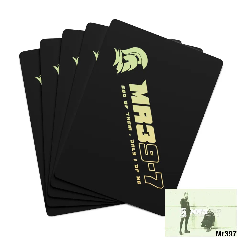 MR39 Custom Poker Cards 2.47’’ x 3.47’’ / White / Semi Glossy Paper products