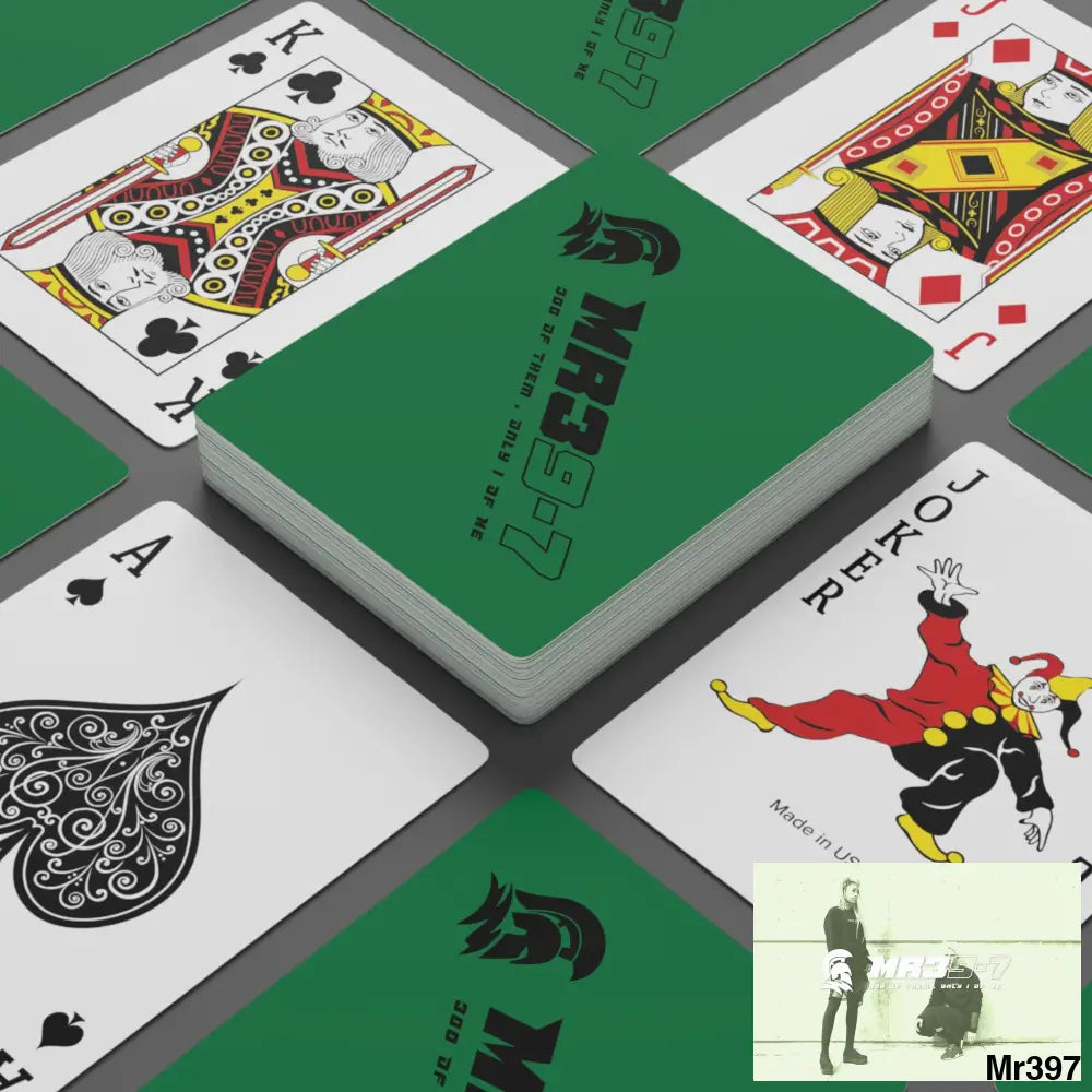 MR39 Custom Poker Cards 2.47’’ x 3.47’’ / White / Semi Glossy Paper products