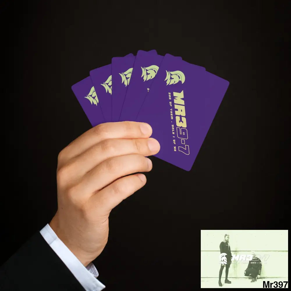 MR39 Custom Poker Cards 2.47’’ x 3.47’’ / White / Semi Glossy Paper products